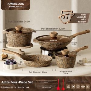 AMERCOOK | Non-stick Cookware Set