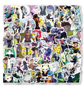 52 ชิ้นการ์ตูนอะนิเมะไซเบอร์พังค์ เอดเจอร์รันเนอร์สสติกเกอร์สำหรับกระเป๋าเดินทางสเก็ตบอร์ดกีตาร์แล็ปท็อปตกแต่งสติกเกอร์กันน้ำของเล่นเด็ก