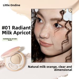 LITTLE ONDINE | Face Highlighting Contouring Matte Dual-color Highlighter
