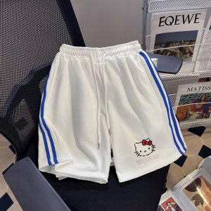 Hellokitty Sports Shorts Childrens Summer New Arrival Japanese Style Hello Kitty Print Casual Wide-Leg Half Pants Tide
