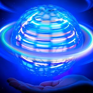  Flying Ball Childrens Hand Controlled Color LED Cosmic Globe 360 °Rotating Suspension Ball Suitable for Indoor and Outdoor Toy