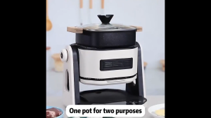 Tixx Air Fryer 3 in 1 Fry/Boil/Cook Multi-functional Oil Free Touch Screen with Detachable Basket For Home For Health