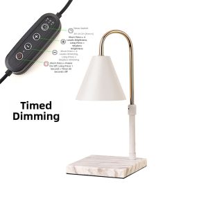 Marble Timing Adjustable Essential Oil Melting Lamp
