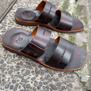 Sandal Kulit Sapi Asli Pria – Handmade Premium Cibaduyut