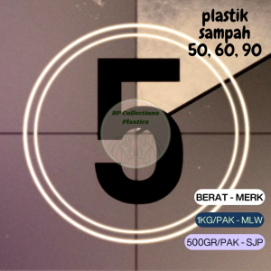 1 BAL PLASTIK SAMPAH 25 KG | KANTONG SAMPAH BESAR UK 50X75/ UK 60X100 / UK 90X120 MLW SJP GROSIR