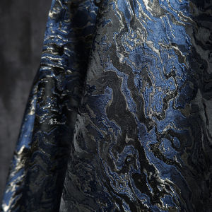 Áo Khoác Vest Hanfu Hai Mặt Bằng Đá Tráng Men Thiết Kế Vải Trung Quốc Cổ Điển Vải Dệt Kim Họa Tiết Hoa Cho Đồ Thủ Công DIY