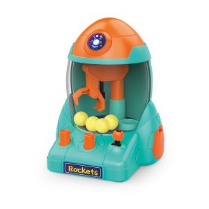 Mini Claw Toy Machine Fun Puzzle Game Christmas Birthday Gift For Girls Boys Ball Grabber Rocket Shape Sensory Toy