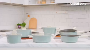 Thanh Lý Nồi Suit LocknLock 4 Lít Có Chống Dính 22cm Màu Mint CSU1222MIT