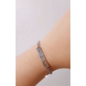 Gelang Tangan Titanium Rantai Anak Perempuan Elss4 Terbaru Bonus 1 Cairan Perhiasan - Lovelybutik
