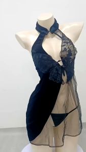 ชูดกี่เพ้าจีนสูดสีเข็ม 💕 ชูดนอนคลาสไม่ได้นอน✨ 🚚 ส่งไวจากไทย 1-3วัน H9245