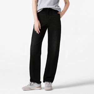 Hotwind | Flannel Fleece Straight Leg Loose Jeans