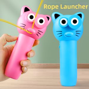 Stress-relieving Cat Toy Rope Launcher