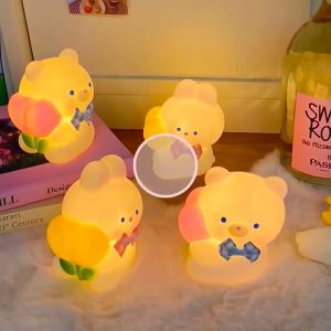 โคมไฟตั้งโต๊ะ 🐻 โคมไฟการ์ตูน  แถมถ่านในตัว โคมไฟตุ๊กตา