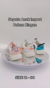 Sepatu Sneakers Anak Anti Slip on TRendy Import Bisa Cod New Shoes