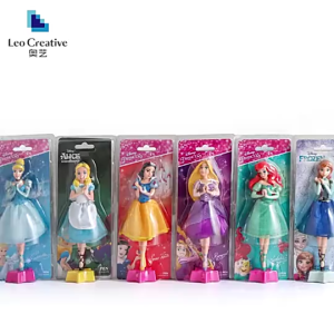 Disney Princess Series Styling Pen 3D Three-Dimensional Creative Cartoon Black Ballpoint Pen Children Student Princess Pen