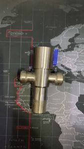 Stop Kran Cabang Tee Double Stainless 304