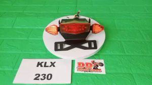 ท้ายสั้น KLX230 #ใส่ไฟเลี้ยวแต่ง #โครงเหล็กหนา 2.0 มม. ไฟท้าย KLX230 KLX230SE KLX230SM