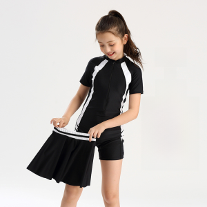 Kids Swimsuit Small Girls and Teen Girls Dress Type Fat Girl 8-12-15 Years Old Middle School Student Young Adult Professional Swimsuit