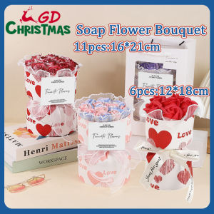 Artificial Flower Rose Scent Bouquet Holding Flowers Birthday Valentines Day Graduation Gift