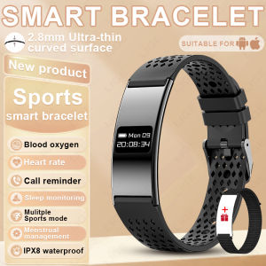 LIGE | LIGE Health Utra-thin Wristband Sport Fitness Tracker Pedometer Call Reminder Smart Bracelet Heart Rate Monitor Smart Watch