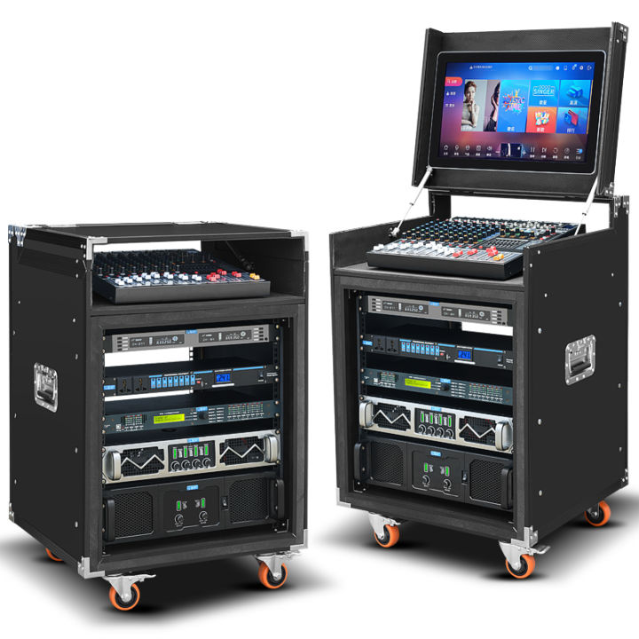 Professional 10 U12u Flight Case Mixer Amplifier Stage