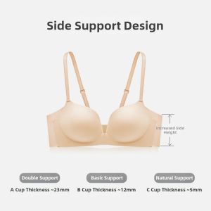 ManiForm | Comfortable Seamless Gathering Steel-Free Bra