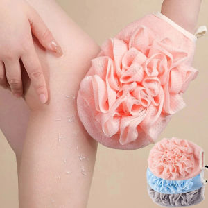 Bath Glove Flower Double Use Scrub Bath Toiletries Soft Bathroom Shower Bath Brushes Sponges