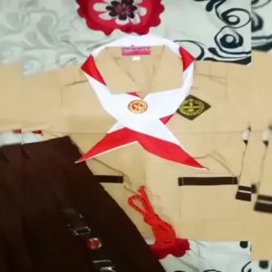 Seragam Pramuka Siaga SD Setelan Anak Perempuan Panjang Kelas 1-6 SD Free Perlengkapan Pramuka Putri