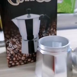 Combo bình pha cà phê thẩm thấu ngược Moka Pot kiểu ý 300ml Và Bếp Điện Mini Cap Cấp 500w Không Kén Nồi bình pha cafe bình pha coffee