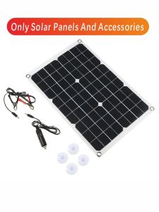 200W Solar Panel 12V Flexible Battery Charger Dual USB 5V With 100A Controller Solar Cells Power Bank for Phone Car Yacht RV