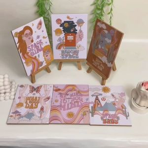 RUNABEE HIASAN DINDING 15X20CM DEKORATIF WALL ART GROOVY POSTER KAYU PAJANGAN DEKORASI POSTER