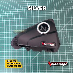 Veloscope Tutup Filter Corong Udara Beat Esp Scoopy Esp Vario 110 Esp 2015-2019 Cover Box Filter Donat Akrilik Detak Jantung K44
