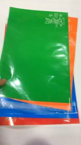 [Lốc 10 tờ] Bao tập nhiều màu (Giấy Kiếng Trong Con Nai + Giấy Màu Thủ Công Bao Tập) - khách tự chọn màu