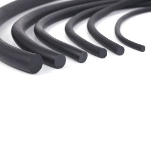 Black NBR Rubber round Bar Solid Rope O-Ring Oil Resistant Shock Absorption Acid And Alkali Resistant Sealing Hard Press Strip
