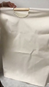 Homepeas® Foldable Laundry Basket Cotton linen Household Toy Clothing Storage Basket Waterproof