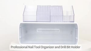 Giá Để Đồ Trang Trí Móng Acrylic Dung Tích Lớn Ngăn Kéo Đựng Sơn Gel Mỹ Phẩm Dùng Trưng Bày Tại Tiệm Nail