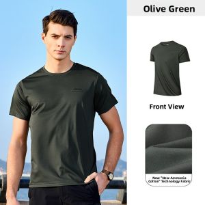 Jeep | Jeep Quick Dry Outdoor Sports T-Shirt Mens Official Cool Sensation Breathable Short Sleeve Summer Mountain Sweat Absorbent Loose Mens Wear