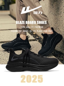 Womens Sport Shoes Leather Surface Waterproof Lightweight Casual Breathable Black Shoes Summer Hot New Style Fashionable