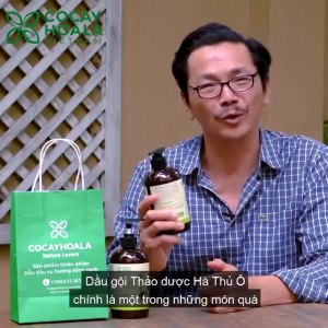 Dầu Gội Thảo Dược Hà Thủ Ô 2in1 Cỏ Cây Hoa Lá Chai 300gram 450gram Giúp giảm rụng dưỡng tóc đen mượt