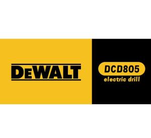 DeWalt | DEWALT DCD805 20VBrushless Impact Drill Driver 10mm Chuck 90N.mTorque 650/2000RPM 34000BPM Wood Metal MasonryDrilling Hand tools