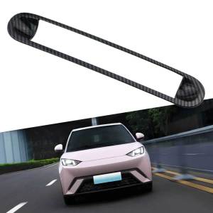 Imitation Carbon Fiber AC Air Conditioner Control Switch Cover Frame Trim for BYD Dolphin Mini Seagull Dolphin Surf 2024 2025