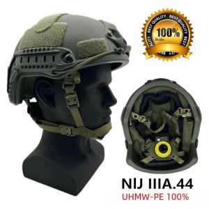 Ballistic ACH High Cut หมวกกันน็อกยุทธวิธี Kevla คุณภาพสูง Ballistic หมวกนิรภัย NIJ IIIA FAST Wendys Suspension Pad Ballistic หมวกนิรภัย