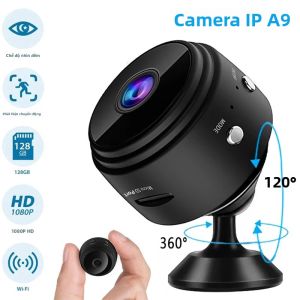 Camera Mini A9 1080P IP Thông Minh An Ninh Gia Đình Không Dây Tầm Nhìn Ban Đêm Camera Từ Tính Giám Sát Camera WiFi 2MP Ống Kính 2mm