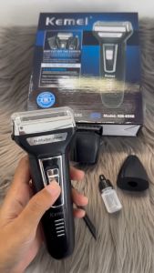 Mesin Alat Cukur Rambut Kumis Jenggot Serbaguna Multifungsi Elektrik 3in1 Modern Bisa Dicas KEMEI Hair Clipper Trimmer Shaver