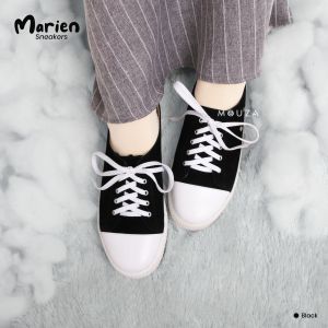 Marien Sneakers Slip On Bahan Double Suede Aneka Warna Size 36 - 40