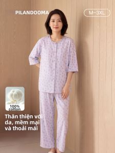 PLANDOO | Đồ Ngủ Mỏng Cotton Mùa Hè