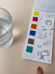 SG Specool® Water-Activated Paint Book for Kids | Early Education Coloring Book | Creative DIY Watercolor Doodle Pad