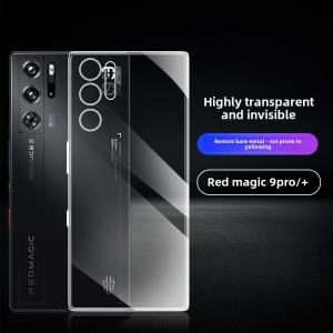 Ultra-Thin Transparent Silicone Case for Red Magic 9/10 pro Series Mobile Phone Full Lens Protection Naked Machine Clear Water Case