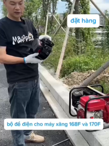 Bộ Đề Điện Cho Máy Phát Điện Gia Đình Từ 2KW Đến 3.5KW Bộ Đề Điện Máy Phát Mini 168F Và 170F Máy Xăng