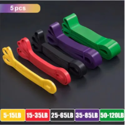 Elastic Latex Pull Up Resistance Bands Stretch Fitness Pull Up Assist Bands for Home Gym Strength Training Exercise